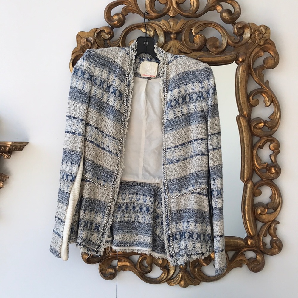 GORGEOUS REBECCA TAYLOR TWEED PEPLUM JACKET!!